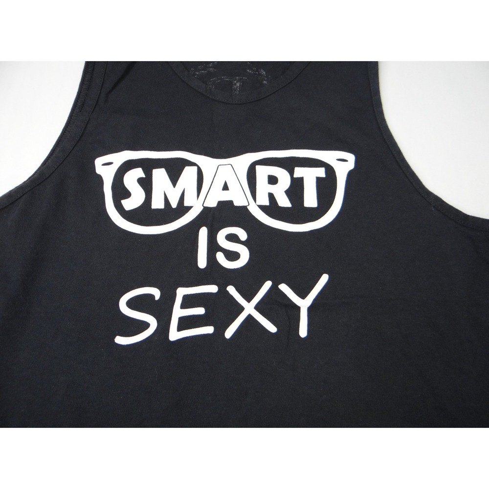 Delta Pro Weight Smart Is Sexy Tank Top‎ Mens Medium M Sleeveless Graphic Tee